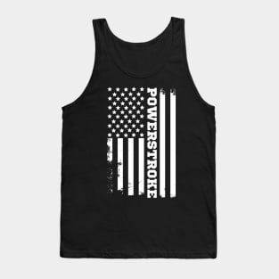 Power Stroke American Flag Tank Top